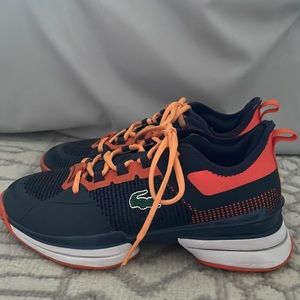 Lacoste Women’s orange and navy blue shoes